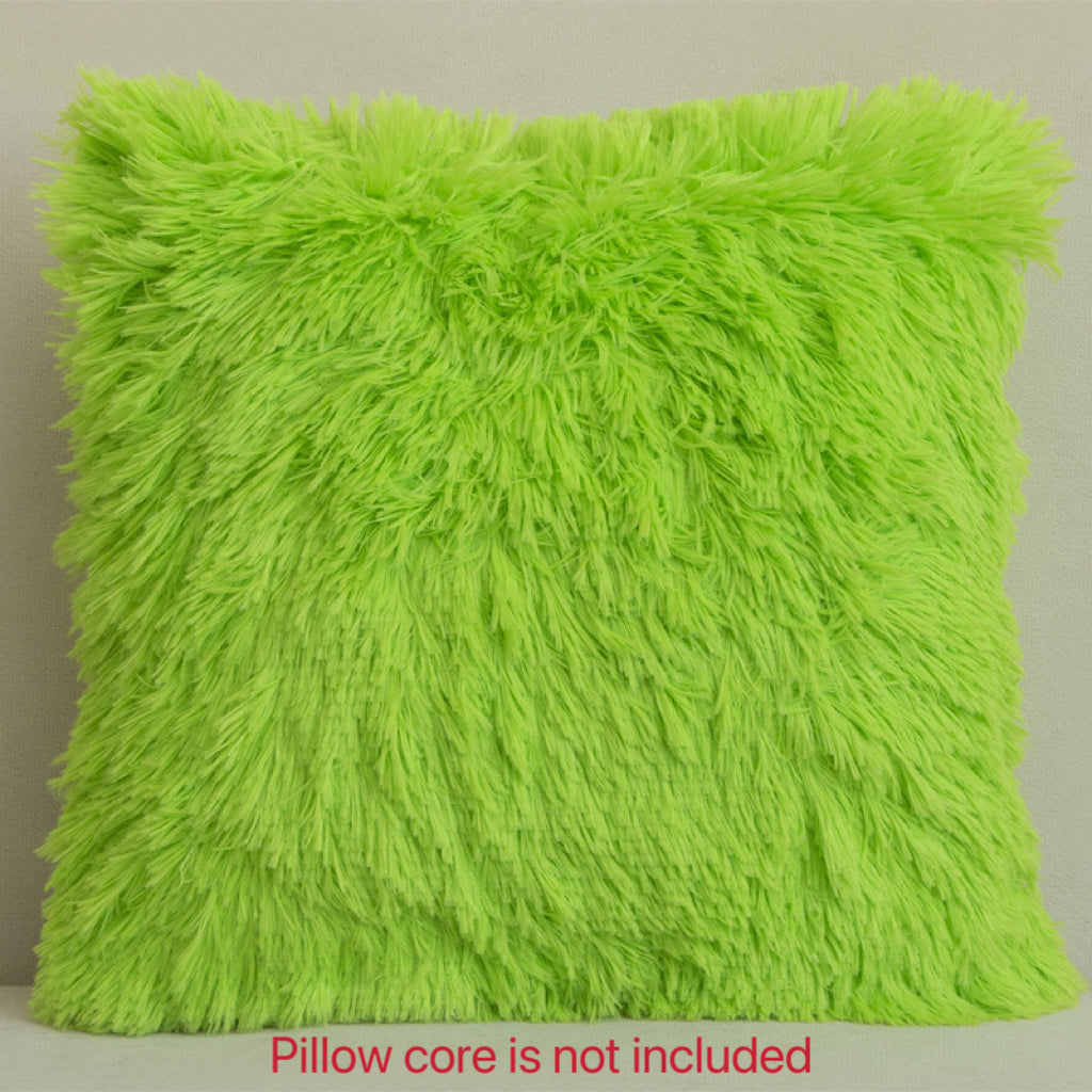Pack Of 1 Luxury Faux Fur Throw Pillow Cover