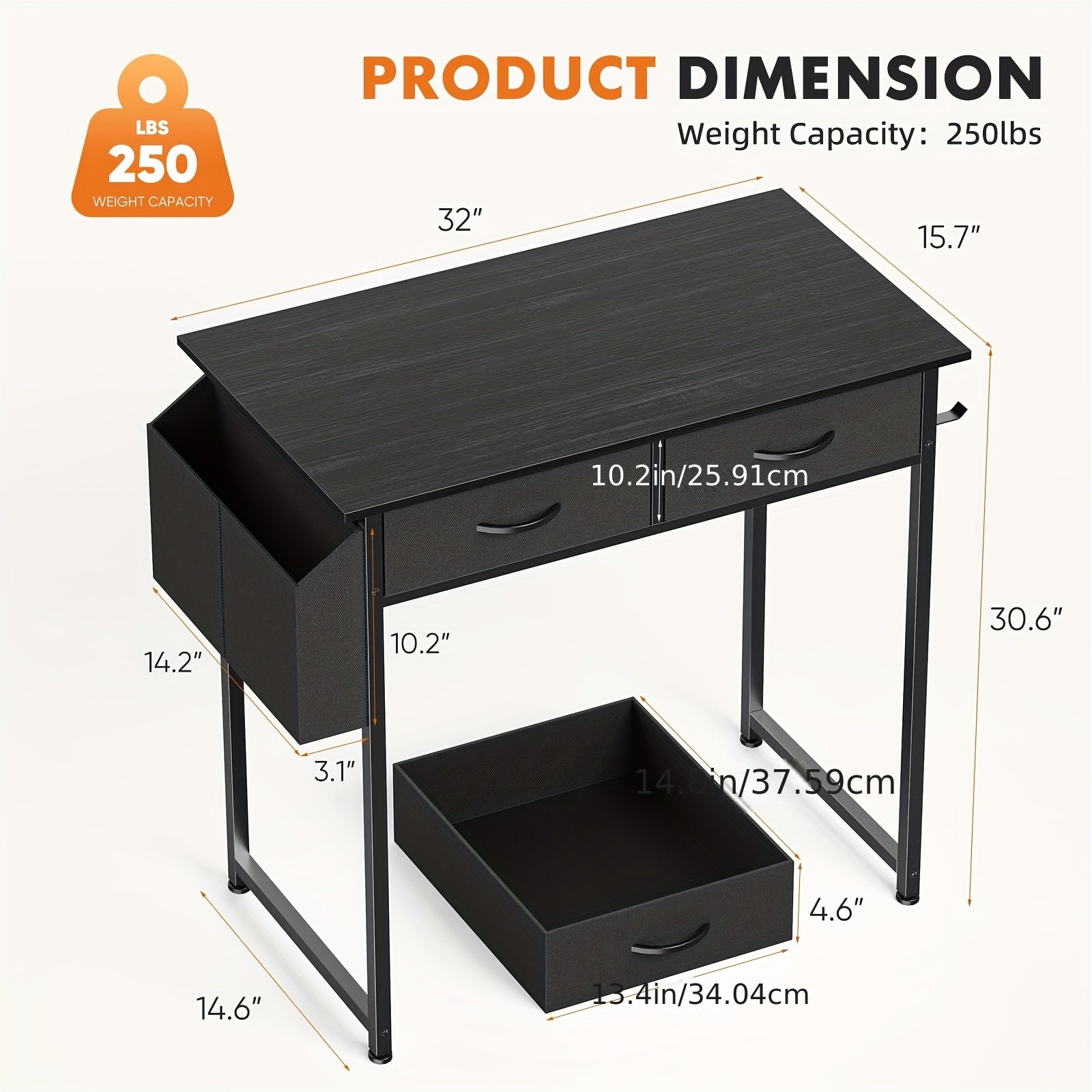Space-Saving Office Desk