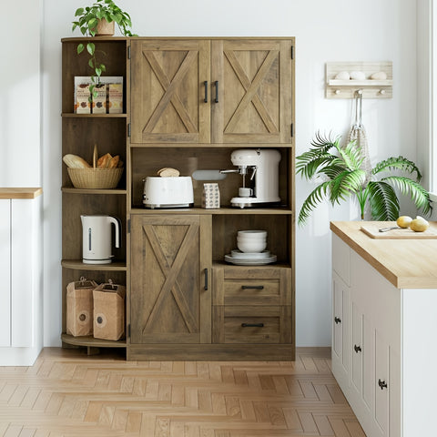 Kitchen Pantry Storage Cabinet