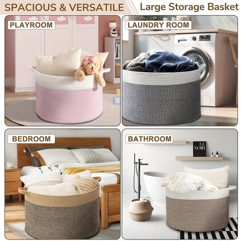 Cotton Rope Storage Basket