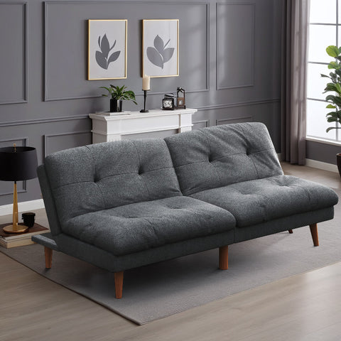 68'' Upholstered Reclining Sleeper Sofa