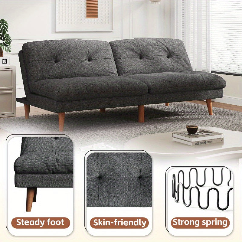 68'' Upholstered Reclining Sleeper Sofa