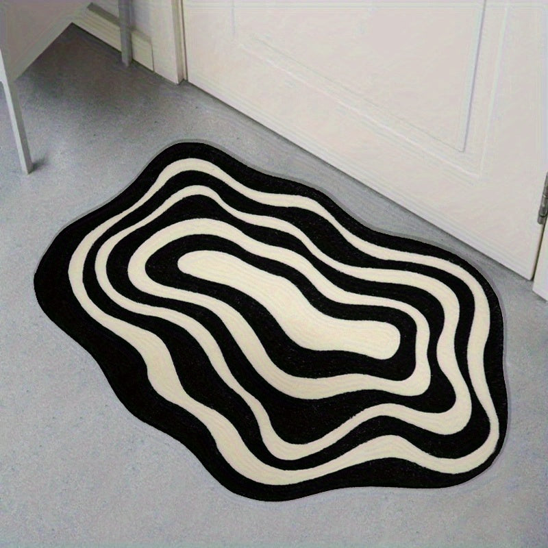 Cozy, Hand-Washable Modern Mat