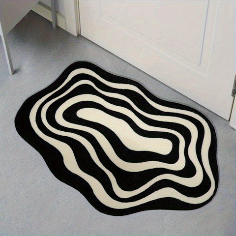 Cozy, Hand-Washable Modern Mat