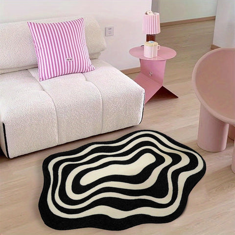 Cozy, Hand-Washable Modern Mat