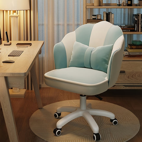 Height Adjustable Pink Office Chair