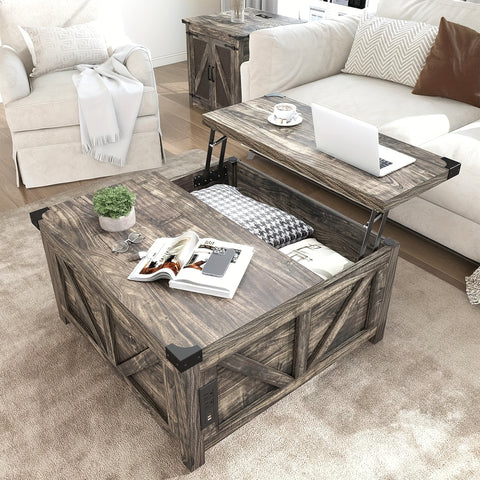 Lift-Top Coffee Table with Storage