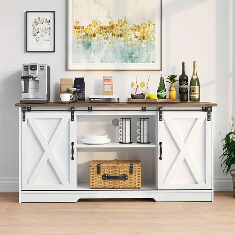 Coffee Bar Cabinet With Storage