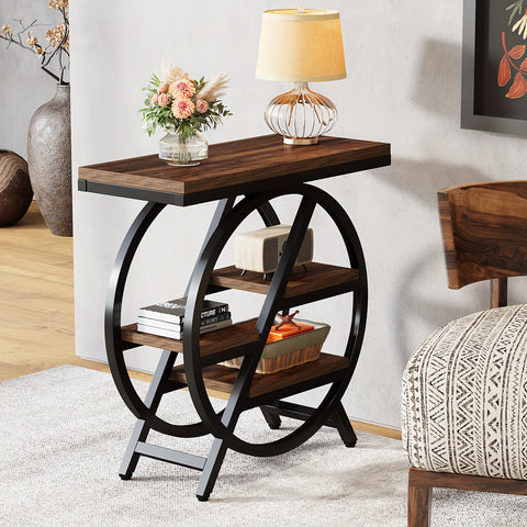 1pc LITTLE TREE 3-Tier End Table with Storage