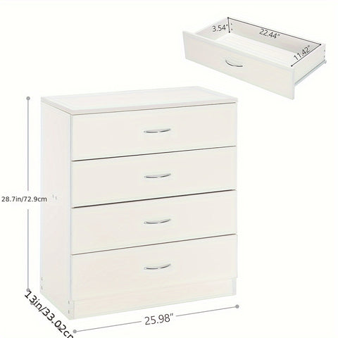 Modern Simple 4-Drawer Dresser