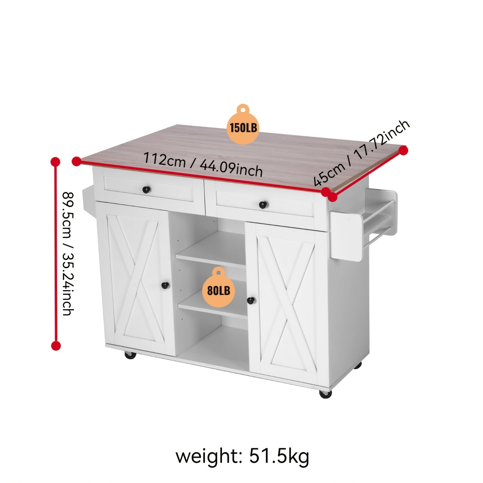 Multi Functional Wooden Folding Dining Table With Storage Rack And Cabinets, Movable Foyer Table, 6 Wheels, White Marble Kitchen Island, Side Table And Coffee Table, Multifunctional Space Saving