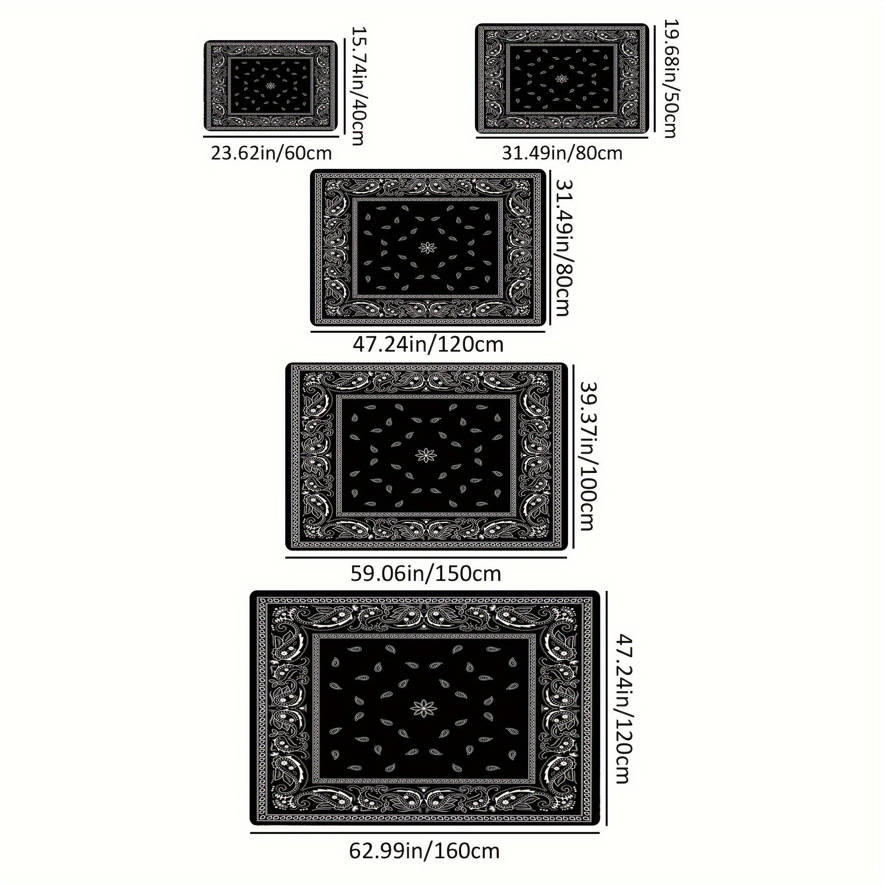 Modern Black Pepper Mat