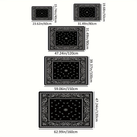 Modern Black Pepper Mat