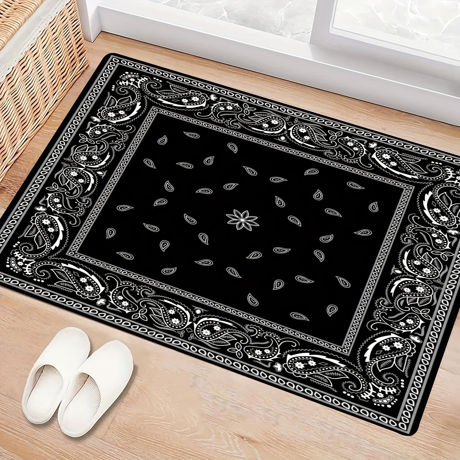 Modern Black Pepper Mat
