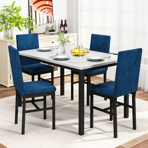 Modern Style 5-Piece Dining Room Table Set