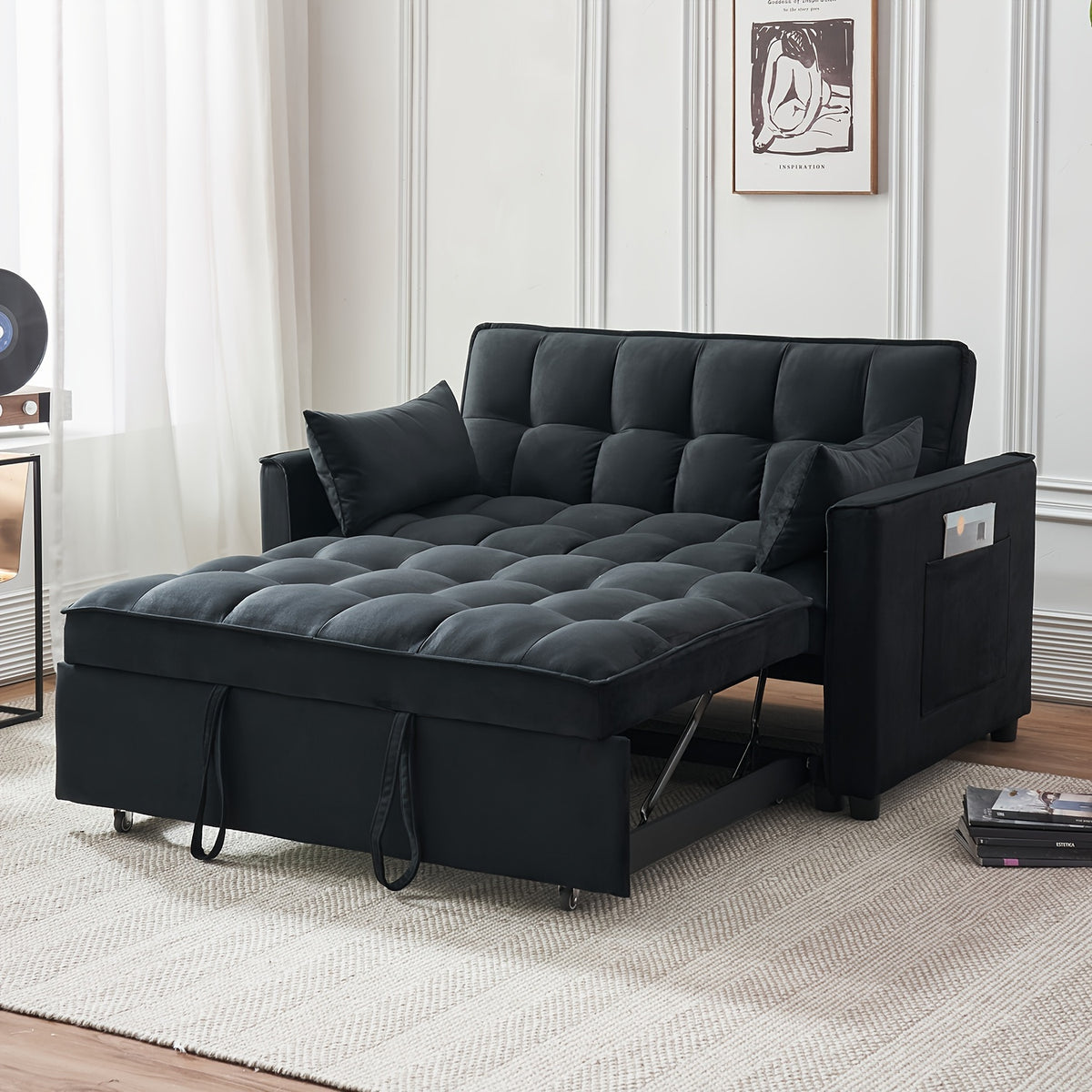 3-in-1 Convertible Sleeper Sofa Bed