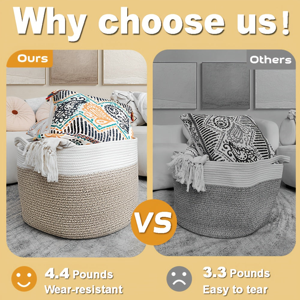 Cotton Rope Storage Basket