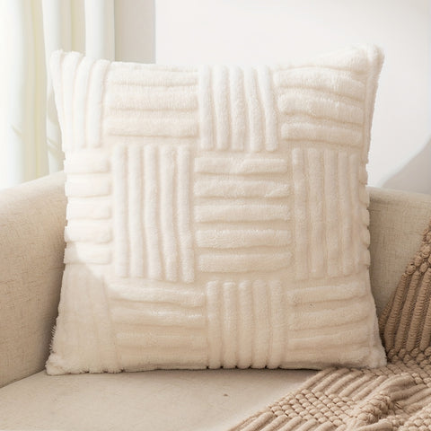1pc Bohemian Snowflake Velvet Throw Pillow Cover