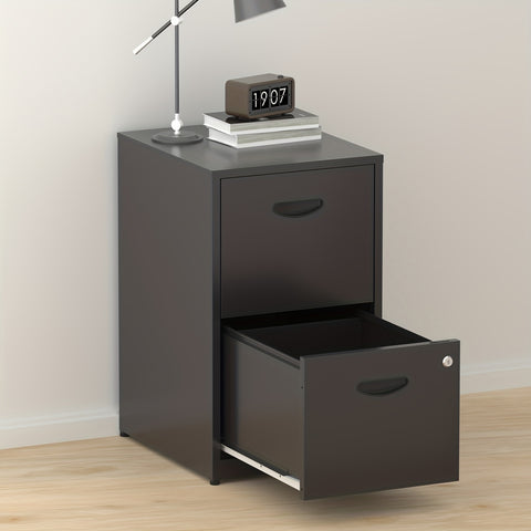Light Duty 2 Drawer Metal File Cabinet with Lock