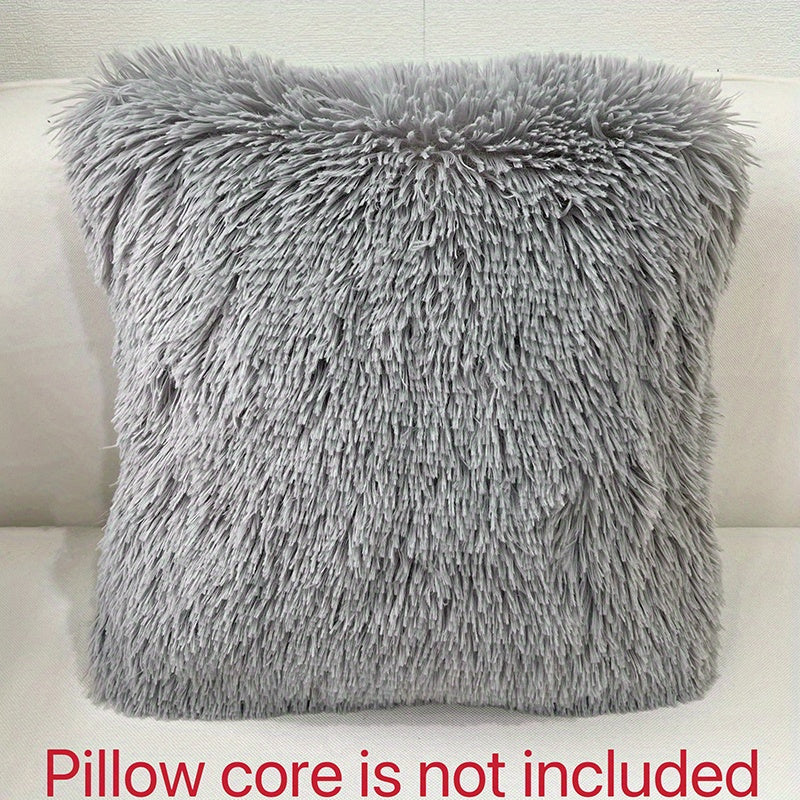 Pack Of 1 Luxury Faux Fur Throw Pillow Cover