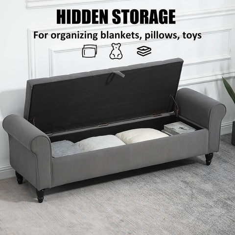 63'' Ottoman With Storage