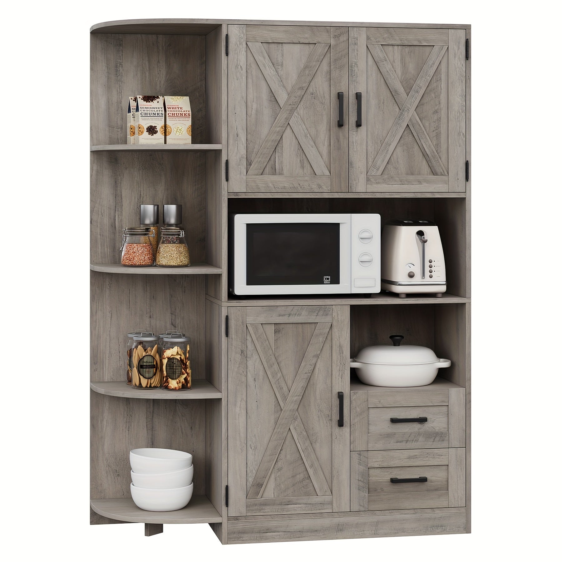 Kitchen Pantry Storage Cabinet