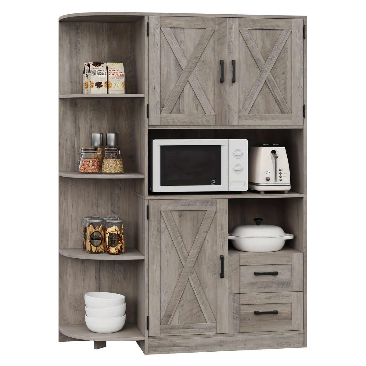 Kitchen Pantry Storage Cabinet