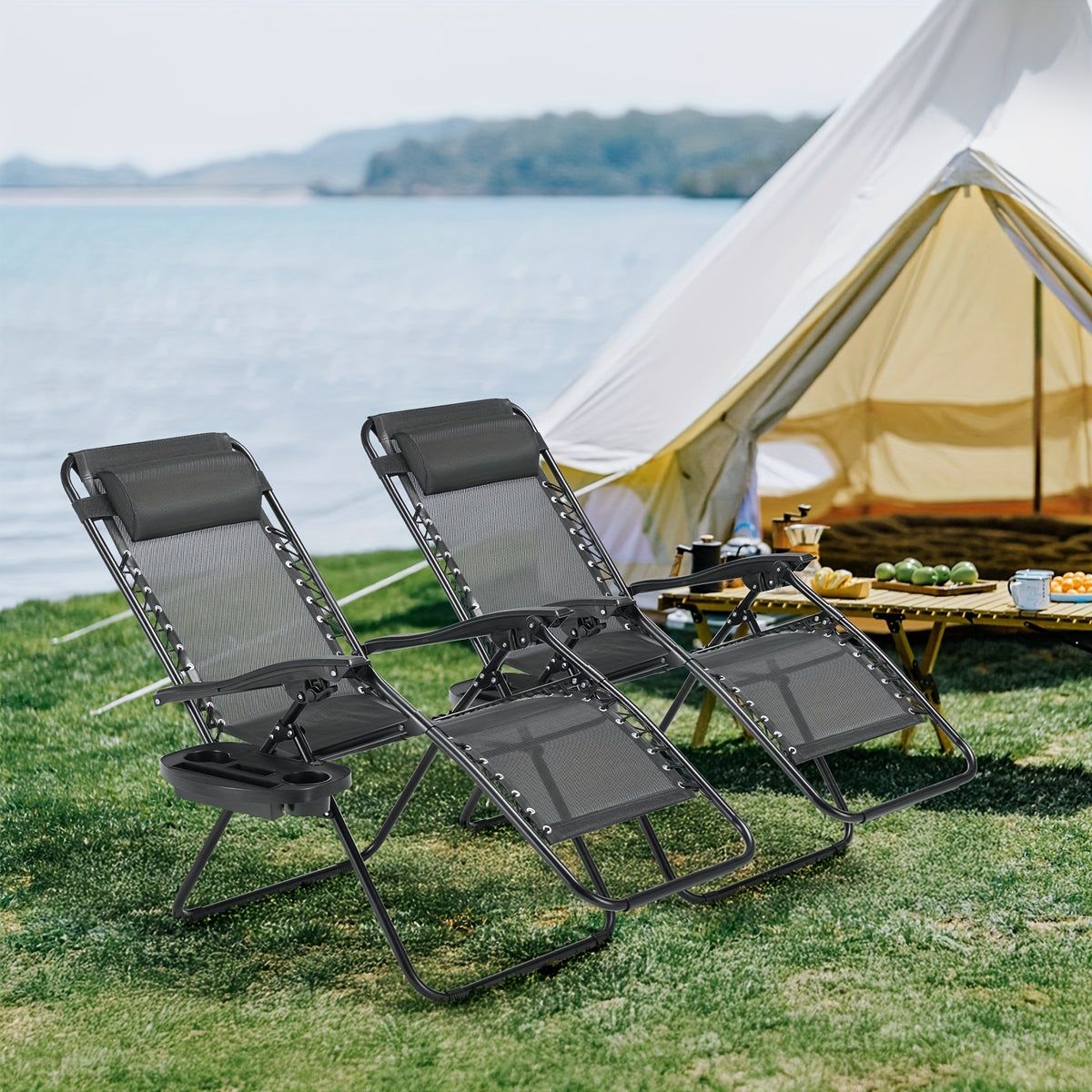 Set of 2 Zero Cravity Lounge Chairs