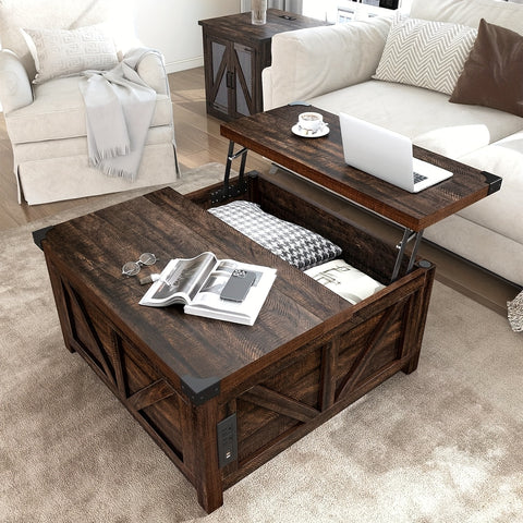 Lift-Top Coffee Table with Storage