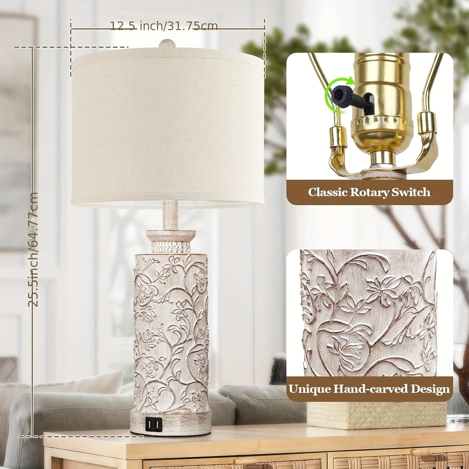 Table Lamps Set of 2