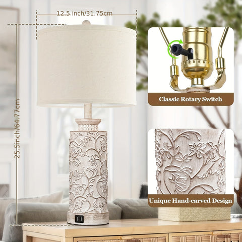 Table Lamps Set of 2