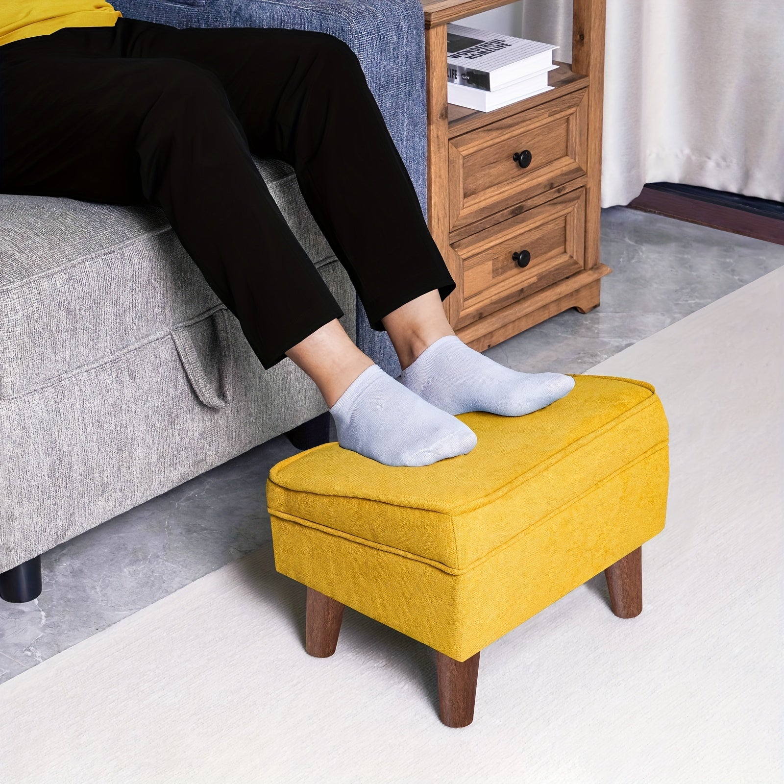 Ottoman Foot Rest With Storage