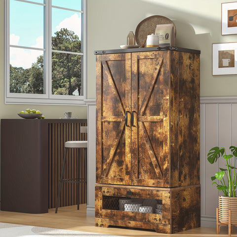 Kitchen Pantry Cabinet With Drawer