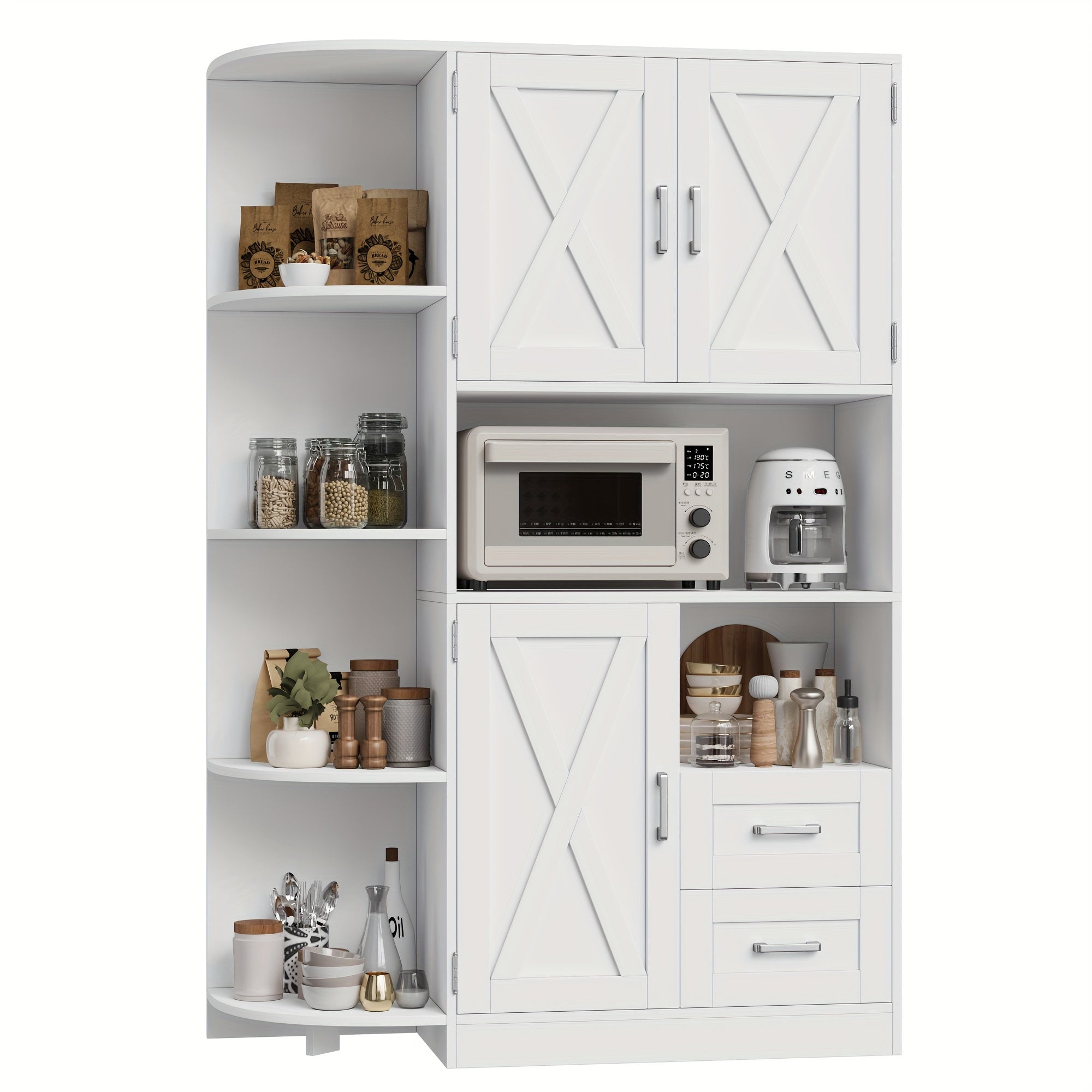 Kitchen Pantry Storage Cabinet