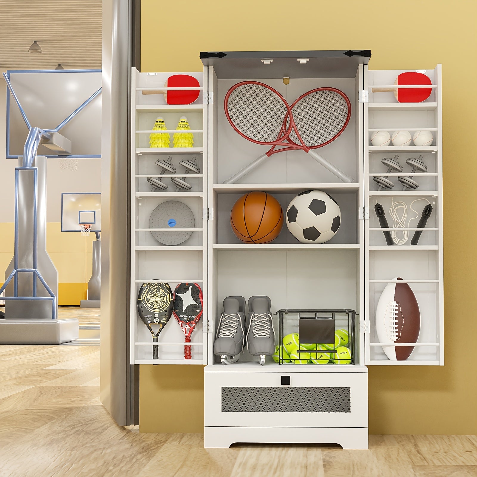 Kitchen Pantry Cabinet With Drawer