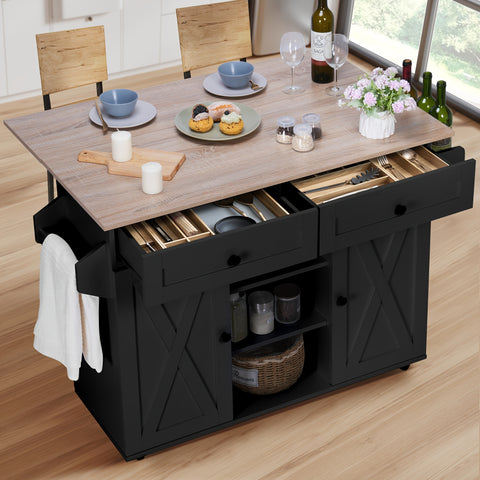Multi Functional Wooden Folding Dining Table With Storage Rack And Cabinets, Movable Foyer Table, 6 Wheels, White Marble Kitchen Island, Side Table And Coffee Table, Multifunctional Space Saving