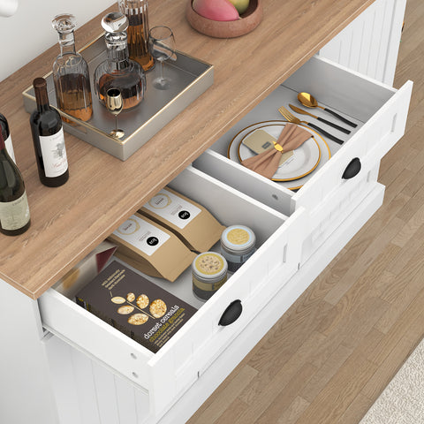 Sideboard Buffet Cabinet with 2 Drawers,