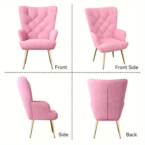 Velvet Accent Chair