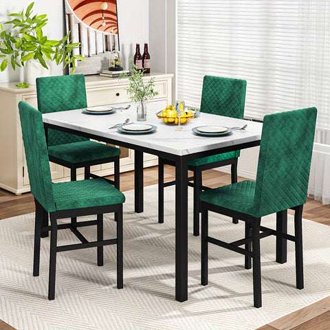 Modern Style 5-Piece Dining Room Table Set