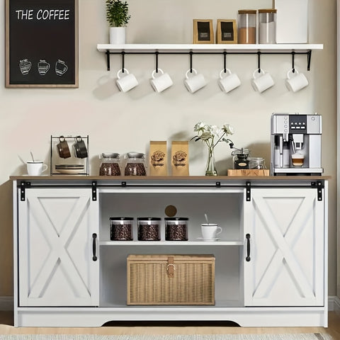 Coffee Bar Cabinet With Storage