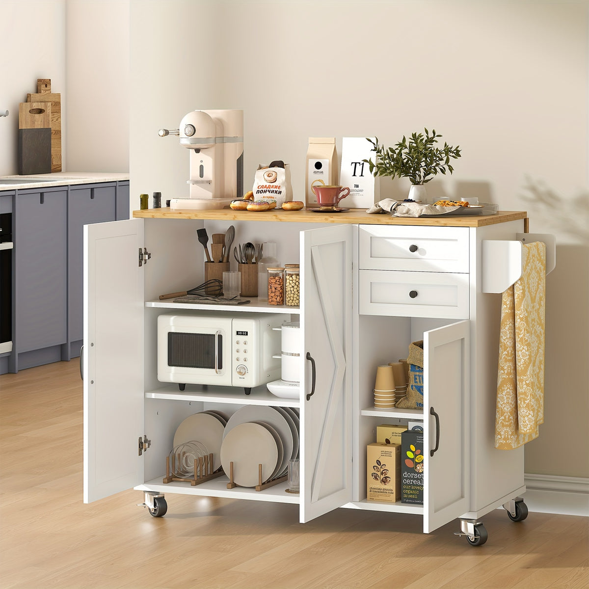 Modern Sideboard Buffet with Doors