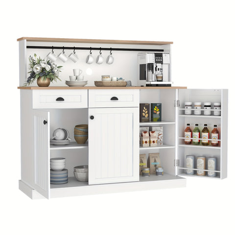 Sideboard Buffet Cabinet with 2 Drawers,