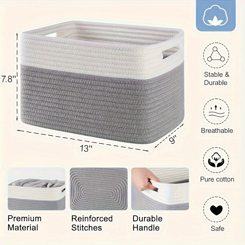 4 Packs Storage Baskets For Organizing,